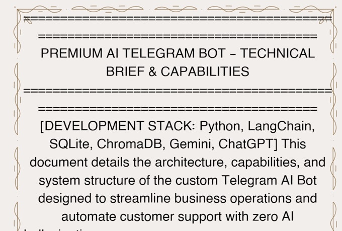 build a telegram ai chatbot with rag using python